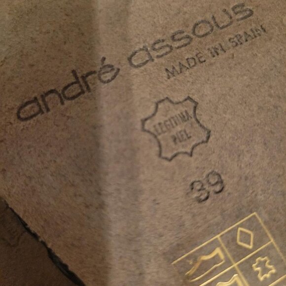 NWOB Andre Assous Womens Madina Espadrille Wedge Sandals Sz 8.5 MSRP $279 - Picture 7 of 12